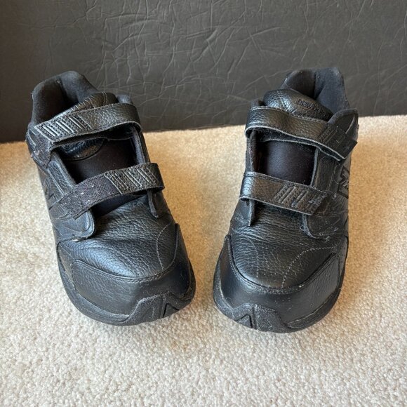 New Balance 927 Men's Walking Shoes Size 9.5 Dual Strap Black Leather MW927VK - Picture 2 of 7